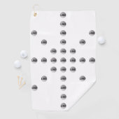 ロゴまたはアップロードされた画像 | 星型 ゴルフタオル (インサイチュ)