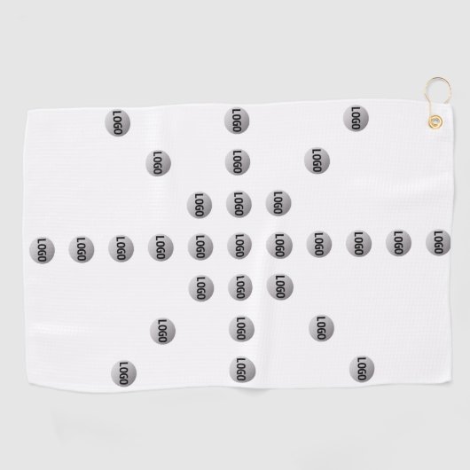 ロゴまたはアップロードされた画像 | 星型 ゴルフタオル (横)