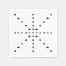 ロゴまたはアップロードされた画像 | 星型 スタンダードカクテルナプキン