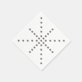 ロゴまたはアップロードされた画像 | 星型 スタンダードカクテルナプキン (角)