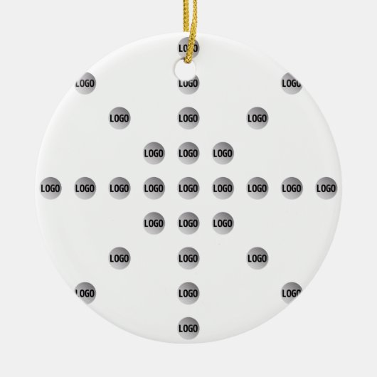 ロゴまたはアップロードされた画像 | 星型 セラミックオーナメント (正面)