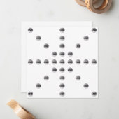 ロゴまたはアップロードされた画像 | 星型 ノートカード (正面/裏面インサイチュ)