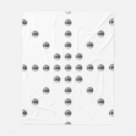 ロゴまたはアップロードされた画像 | 星型 フリースブランケット (正面)