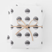 ロゴまたはアップロードされた画像 | 星型 ラッピングペーパーシート (インサイチュ)