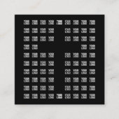 ロゴまたはアップロードしたイメージ | クロスパターン エンクロージャーカード (正面)