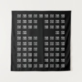 ロゴまたはアップロードしたイメージ | クロスパターン タペストリー (正面)