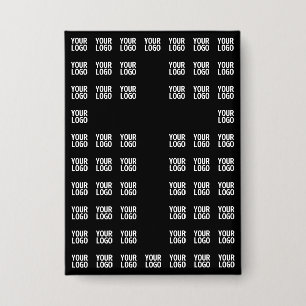 ロゴまたはアップロードしたイメージ   クロスパターン 缶バッジ