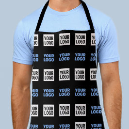 ロゴまたはアップロードしたイメージ | 幾何学的パターン エプロン