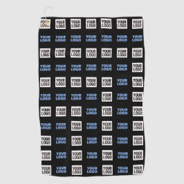 ロゴまたはアップロードしたイメージ | 幾何学的パターン ゴルフタオル