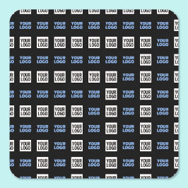 ロゴまたはアップロードしたイメージ | 幾何学的パターン スクエアシール