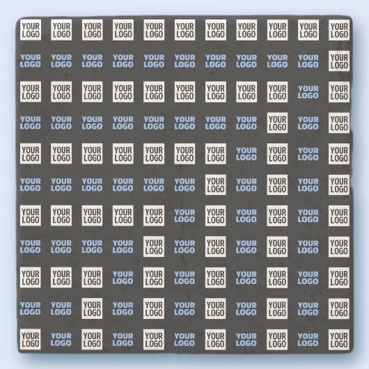 ロゴまたはアップロードしたイメージ | 幾何学的パターン ストーンコースター