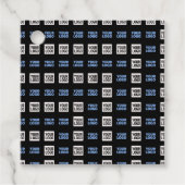 ロゴまたはアップロードしたイメージ | 幾何学的パターン フェイバータグ (正面)