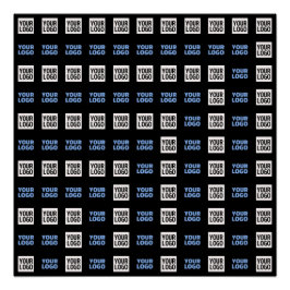 ロゴまたはアップロードしたイメージ | 幾何学的パターン ポスター