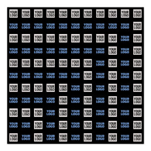 ロゴまたはアップロードしたイメージ   幾何学的パターン ポスター