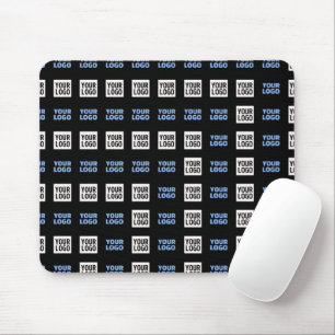 ロゴまたはアップロードしたイメージ 幾何学的パターン マウスパッド