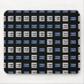 ロゴまたはアップロードしたイメージ | 幾何学的パターン マウスパッド (正面)