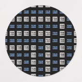 ロゴまたはアップロードしたイメージ | 幾何学的パターン ラベル (デザイン2)