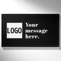 ロゴまたはアップロードした画像と編集可能なレトロなテキスト