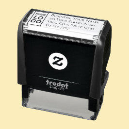 ロゴまたはアート DIY 名前 住所 電話 セリフテキスト セルフインキングスタンプ