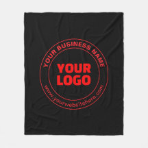 ロゴまたはイメージおよび編集可能文字、赤またはDIY