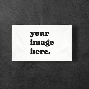 ロゴまたはイメージのフルサイズビジネスイベントバナー 横断幕