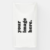 ロゴまたはイメージのフルサイズビジネスイベント 横断幕 (縦)