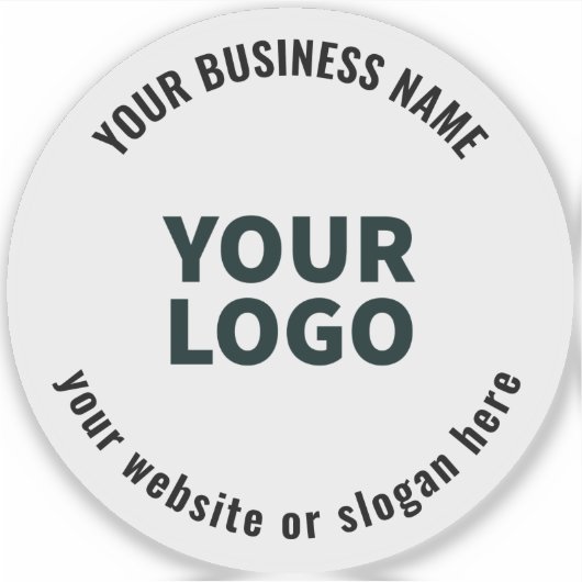 ロゴまたはイメージの編集可能はっきりした文字透明 シール (正面)