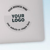 ロゴまたはイメージの編集可能はっきりした文字透明 シール