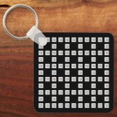 ロゴまたはイメージの繰り返しパタユニークーン キーホルダー (正面)