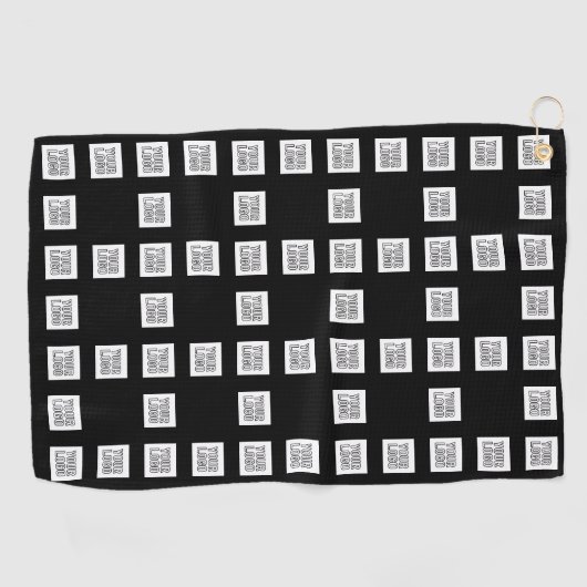 ロゴまたはイメージの繰り返しパタユニークーン ゴルフタオル (横)