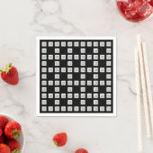 ロゴまたはイメージの繰り返しパタユニークーン スタンダードカクテルナプキン (インサイチュ)