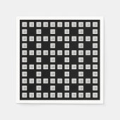 ロゴまたはイメージの繰り返しパタユニークーン スタンダードカクテルナプキン (正面)