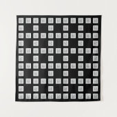 ロゴまたはイメージの繰り返しパタユニークーン タペストリー (正面(横))