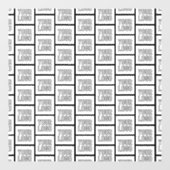 ロゴまたはイメージの繰り返しパターン ウィンドウサイン (シート)