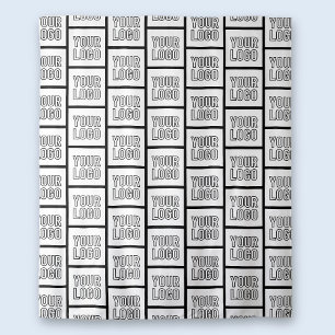 ロゴまたはイメージの繰り返しパターン タペストリー