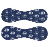 ロゴまたはイメージの繰り返しパターン | ネイビーブルー ソフトボール (パネル)