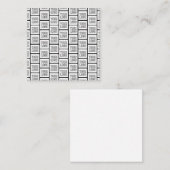 ロゴまたはイメージの繰り返しパターン ノートカード (正面/裏面)
