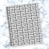 ロゴまたはイメージの繰り返しパターン ノートブック