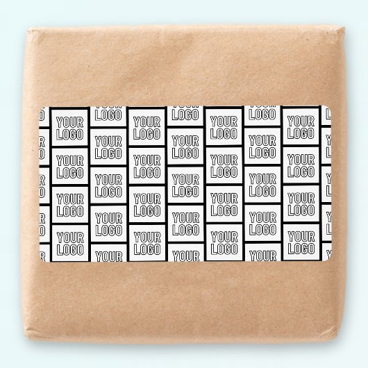 ロゴまたはイメージの繰り返しパターン ラベル