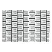 ロゴまたはイメージの繰り返しパターン 枕カバー (裏面)