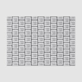 ロゴまたはイメージの繰り返しパターン 薄葉紙 (正面)