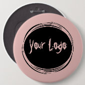 ロゴまたはイメージの追加ボタン 缶バッジ (正面&裏面)