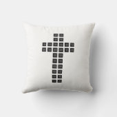 ロゴまたはイメージを使用したクロスパターンの作成 クッション (裏面)