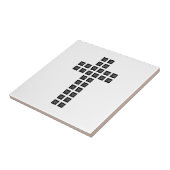 ロゴまたはイメージを使用したクロスパターンの作成 タイル (側面)