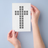 ロゴまたはイメージを使用したクロスパターンの作成 チラシ (ハンドル)