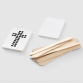 ロゴまたはイメージを使用したクロスパターンの作成 ハンドファン (組立なし)