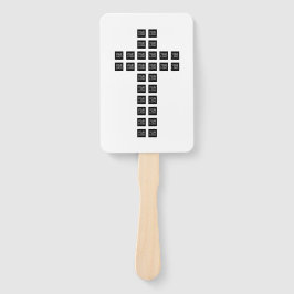 ロゴまたはイメージを使用したクロスパターンの作成 ハンドファン