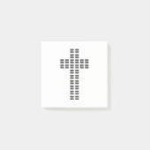 ロゴまたはイメージを使用したクロスパターンの作成 ポストイット (正面)