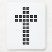 ロゴまたはイメージを使用したクロスパターンの作成 マウスパッド