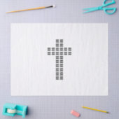 ロゴまたはイメージを使用したクロスパターンの作成 薄葉紙 (クラフト)